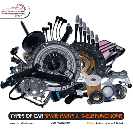 Different Types of Spare Parts and Their Functions